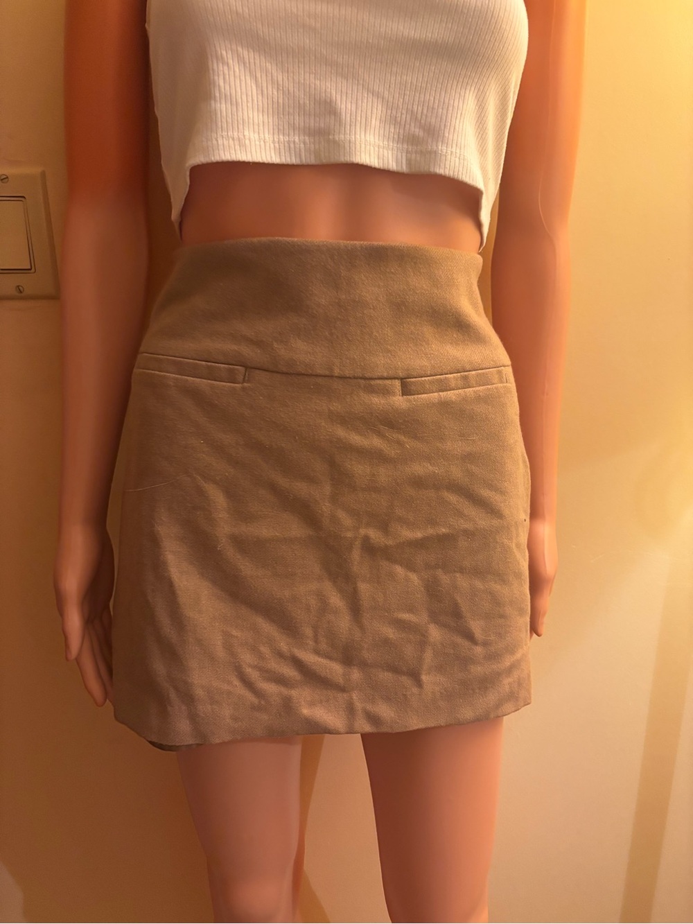 GAP Brown Suede Skirt
